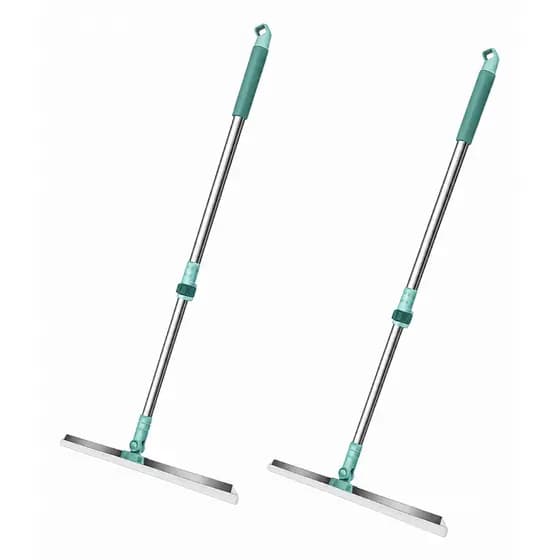Rodo de Silicone Para Limpeza de Piso Vidros Com Gancho Secos e Molhados Uso Duplo Vassoura Mágica