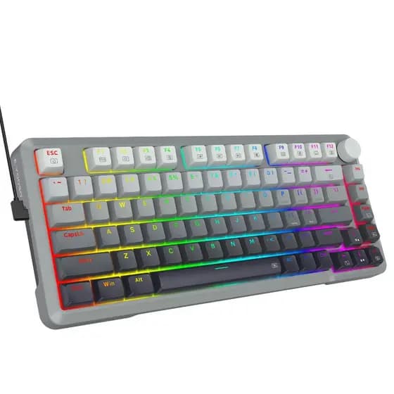 8k teclado mecânico para jogos interruptor magnético gamer 82 teclas com fio para computador pc