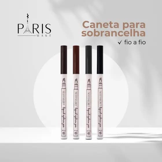 Caneta Fio a Fio Sobrancelha Barba Microblading A Prova d’água