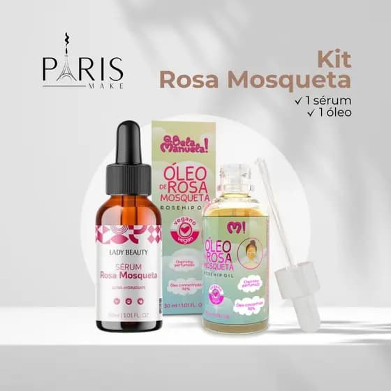 KIT SKIN CARE DE ROSA MOSQUETA (MARCAS VARIADAS)