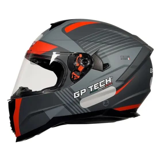 Capacete GP Tech Ultra SV Air Fosco Viseira Solar Interna Moto Esportivo Proteção Conforto Segurança