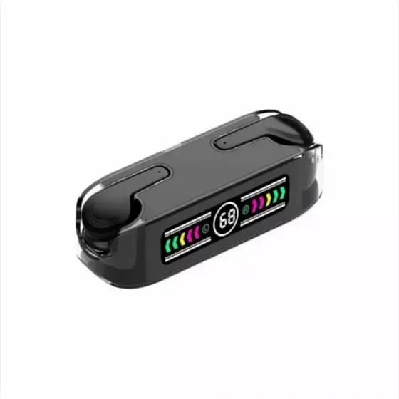 Fone de Ouvido Sem Fio Bluetooth Estéreo TWS Led Power Display Colorido M12 MAX - Altomex - Panda