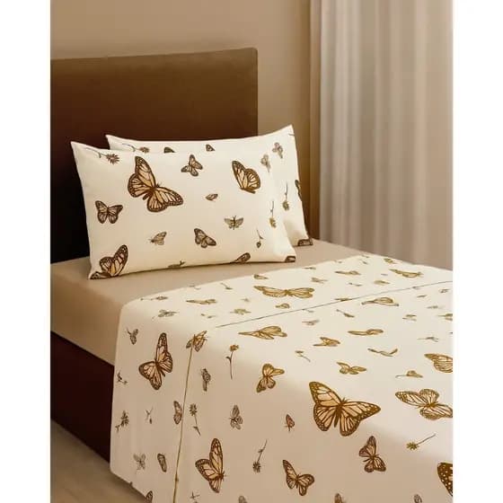 Jogo de Cama Casal 3 Peças 180 Fios – Toque Macio, Acabamento Premium e Conforto Elegante - Enxoval Premiun
