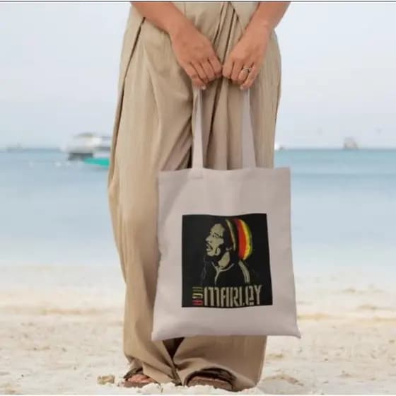 bolsa ecobag sacola ecológico bob Marley envio rapido