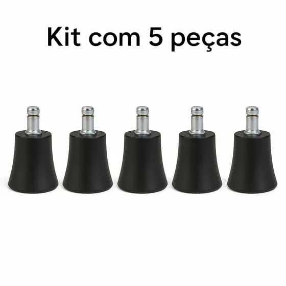 Sapata Fixa para Cadeira de escritório Home Office – Unitária ou Kit com 5