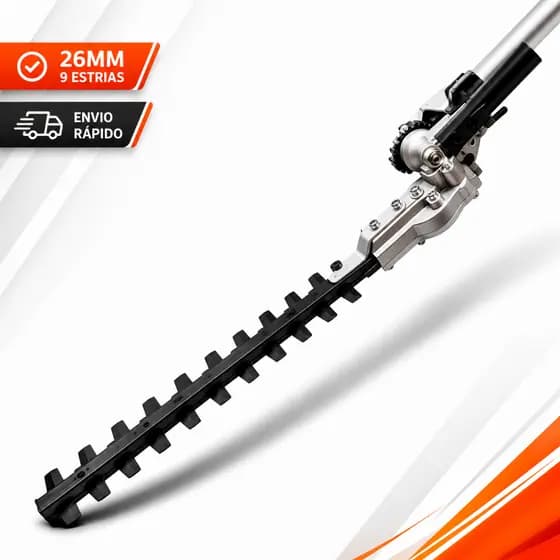 Podador de Cerca Viva Aparador para Roçadeira e Multifuncional 26mm x 9 Estrias