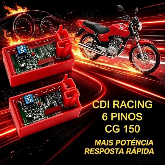 Interruptor De Ignição De Motocicleta De Corrida AC CDI De 6 Pinos