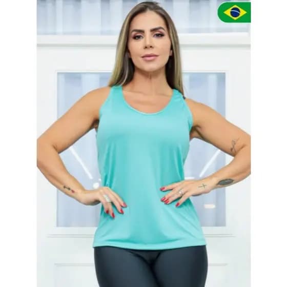 Regata Dry Proteção UV Feminina Treino Academia Esporte Confortável Roupas Femininas