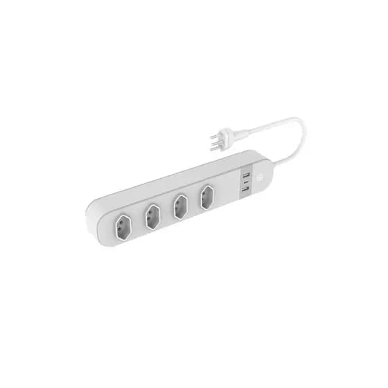Regua de Tomada Inteligente Wi-Fi Medicao de Consumo de Energia Filtro de Linha USB C