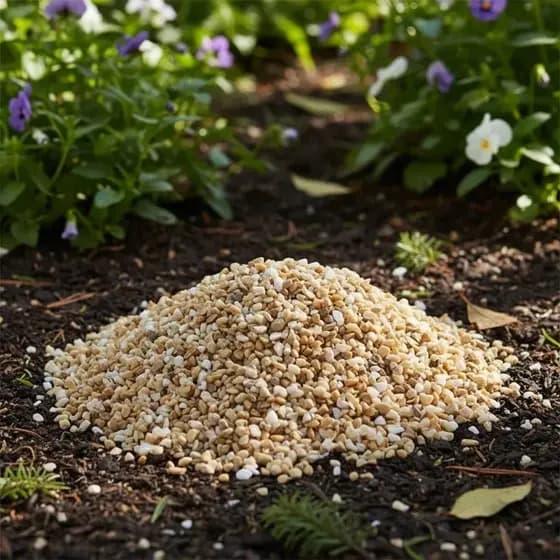 Pedrisco Cascalho Palha Bege Granilha Ornamental Decoração N°2 Saco 1, 3 ou 5 kg