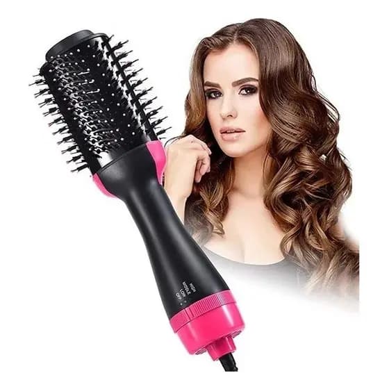 Secador Com Escova Alisadora Pratica Barata Profissional Top