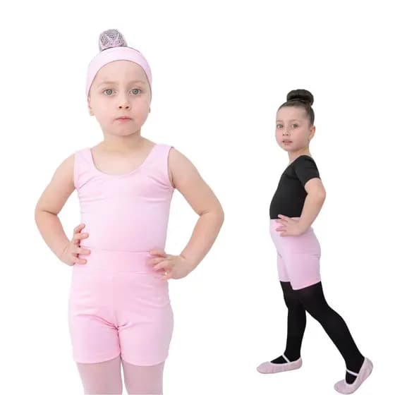 Short Infantil Suplex Ginástica Ballet e Jazz