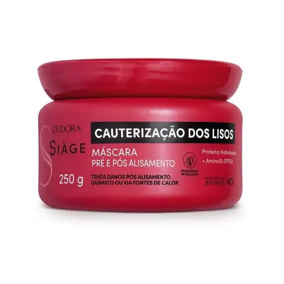 Máscara Capilar Siàge Cauterização dos Lisos 250g