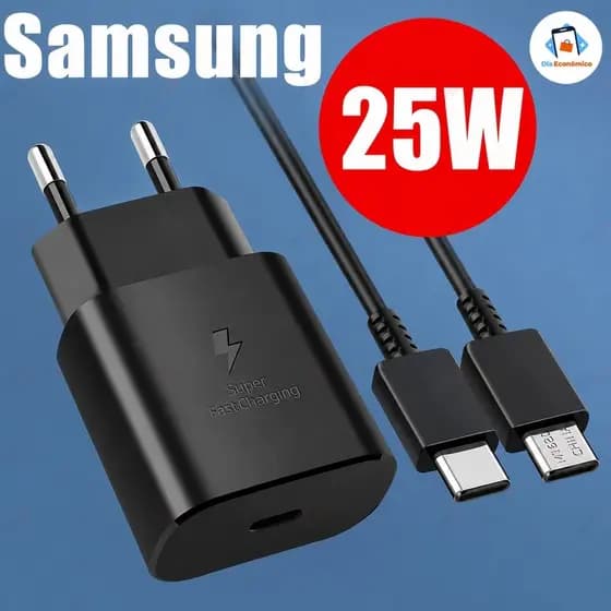 Carregador Rápido 45W Tipo-C Original com Eficiência Energética carregador para celular +cabo de carregamento