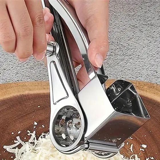 Ralador Triturador de Queijos e Alimentos Inox Prático Clink