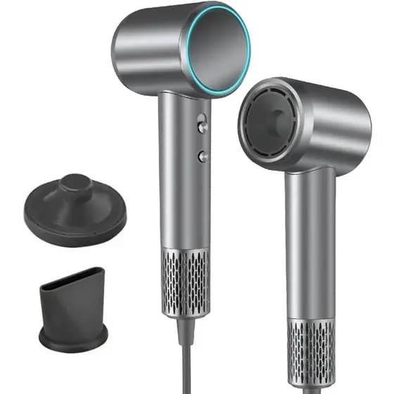 Secador Cabelo 1800W Profissional 127V 220V 110V Turbo Ions Negativos Secagem Rapida Silencioso Ar Frio Infantil Lux