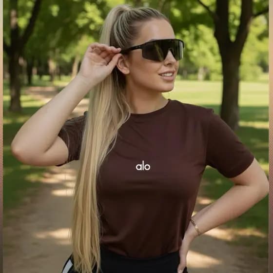 Camiseta Feminina 100% Algodão Camisa de Treino Fitness Estampada Yoga Envio Imediato