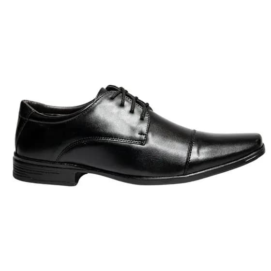 Sapato Social Masculino Cadarço Amarrar Couro Elegante