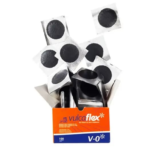 Remendo A Frio V-0 030Mm Caixa Com 100 Pecas - V-0 - Vulcaflex