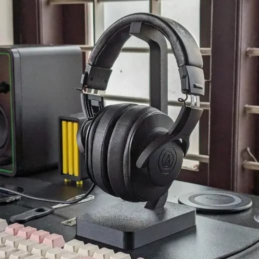 Suporte de Mesa para Fone de Ouvido Headphone Headset Gamer com e sem fio Design Minimalista