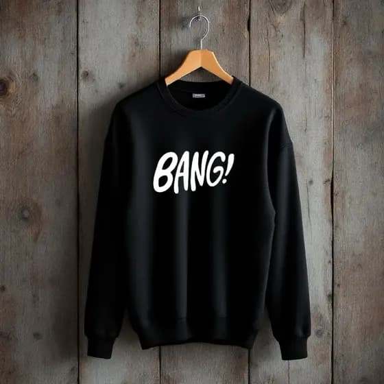 Moletom Careca Unissex Bang Blusa de Frio Suéter Masculino Inverno Feminino Streetwear Skate