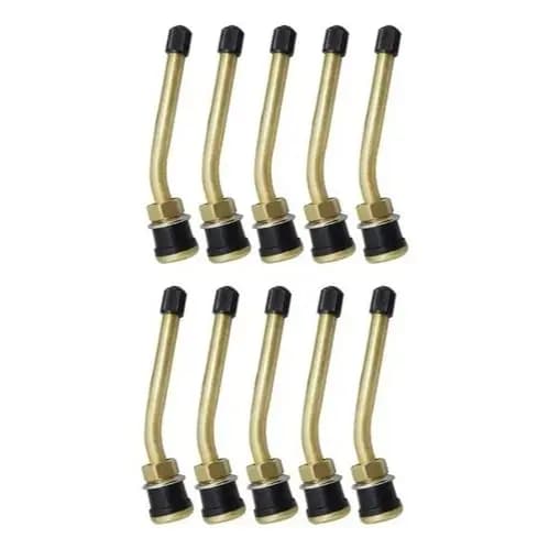 10 Bicos Valvula Roda Raiada Pneu S/camera Caminhao 95,3mm