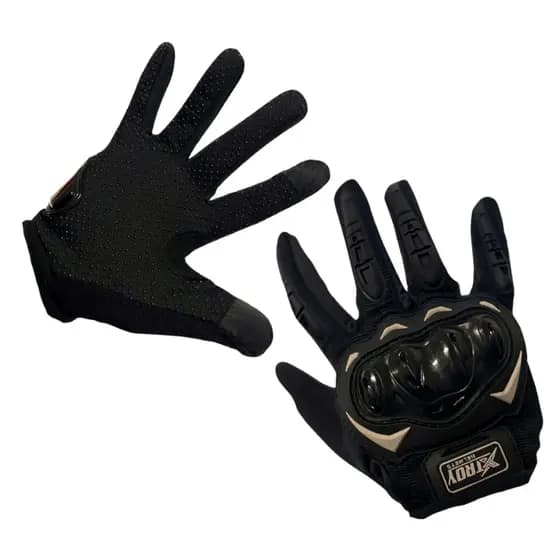 Par de Luva Tática para Motociclistas Motoqueiros com Proteção luvas desportivas luvas ao ar livre Moto A prova d'agua