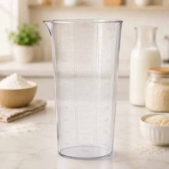 Copo Medidor Graduado 500ml Dosador Multiuso Líquido Gramas Xícara Açúcar Farinha Arroz