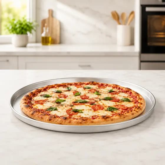 Forma de Pizza Assadeira Redonda Alumínio 2 Tamanhos 35cm ou 40cm