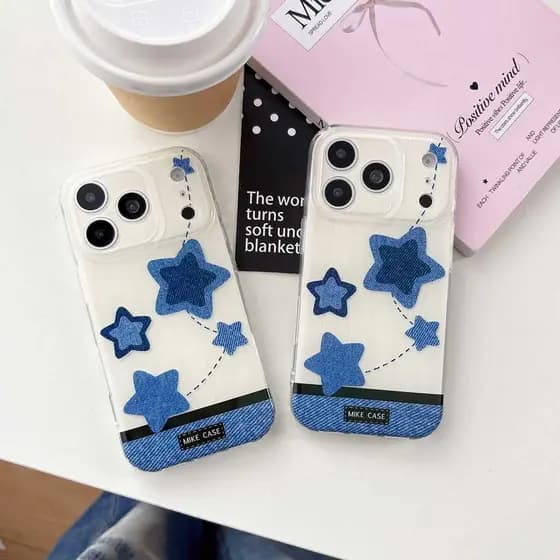 IMD Blue Cowboy Star Case Para Apple IPhone 15 16 17 18 Pro Max Capa De Telefone Presente