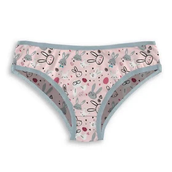 Calcinha Infantil Feminina Juvenil Forro em Algodão Macio Cores Estampas Sortidas