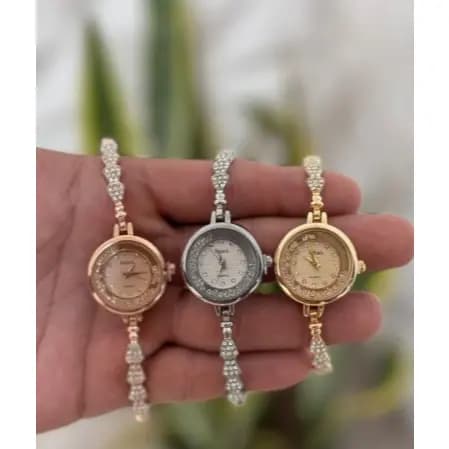 Relógio Luxo Feminino Pulseira para presente dias das mães, namorados, natal, datas especiais
