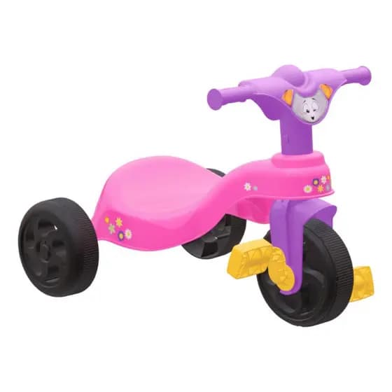Triciclo Infantil Simples Fast Encantado com Pedal 12-36 Meses Azul Rosa Menino Menina