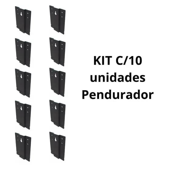 10 unidades Suporte Fixador Pendurador De Espelho Para Paredes em Geral Organico Adnt Redondo