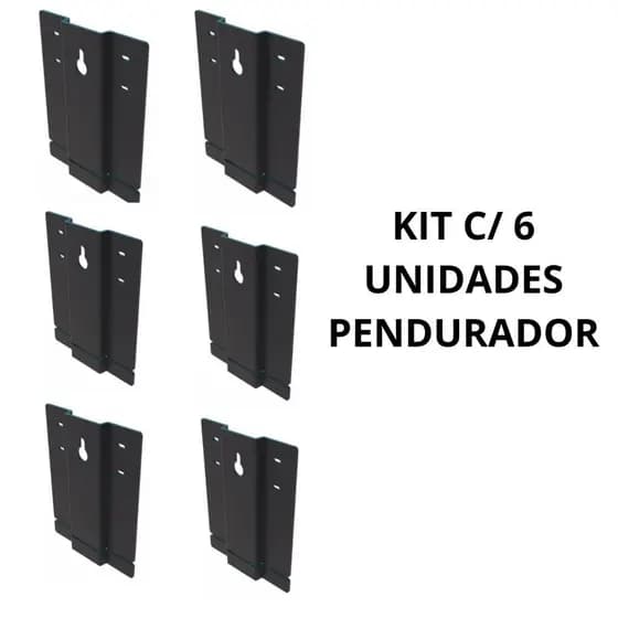 6 unidades Suporte Fixador Pendurador De Espelho Para Parede Organico Adnt Redondo