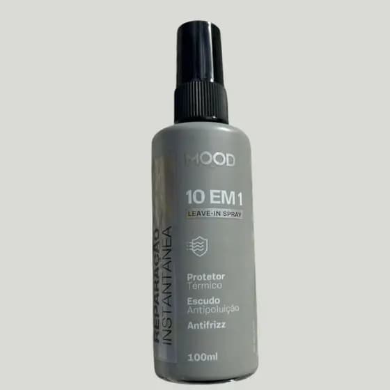 Leave-in Spray Multifuncional 10 em 1 Mood | Protetor Térmico + Antifrizz + Escudo antipoluição