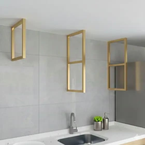 Lateral Prateleira Estilo Industrial em Metalon Peças UNITARIAS