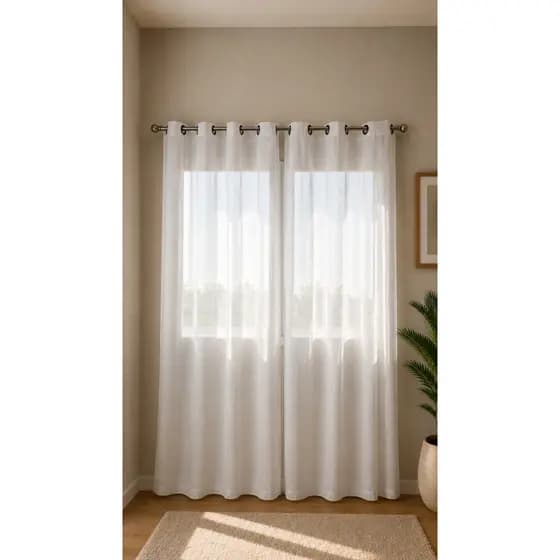 Cortina 2 e 3 Metros Roma - Ideal para Todos os Ambientes - CAMARGO ENXOVAIS