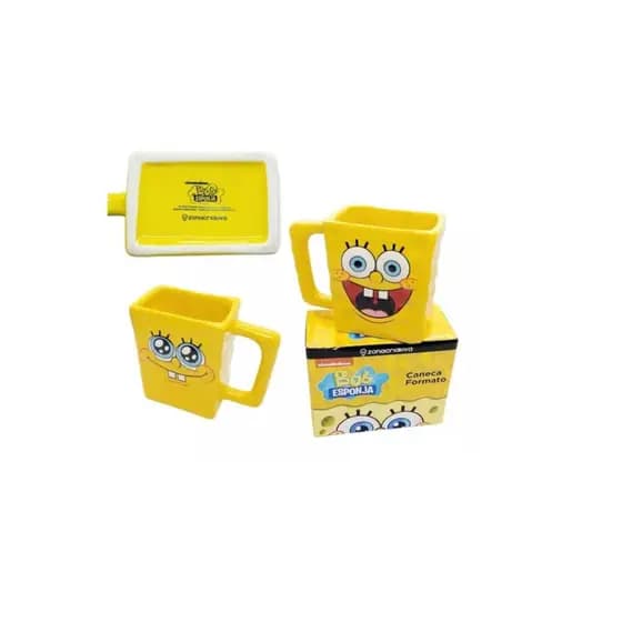 CANECA 3D PERSONAGEM BOB ESPONJA - Original