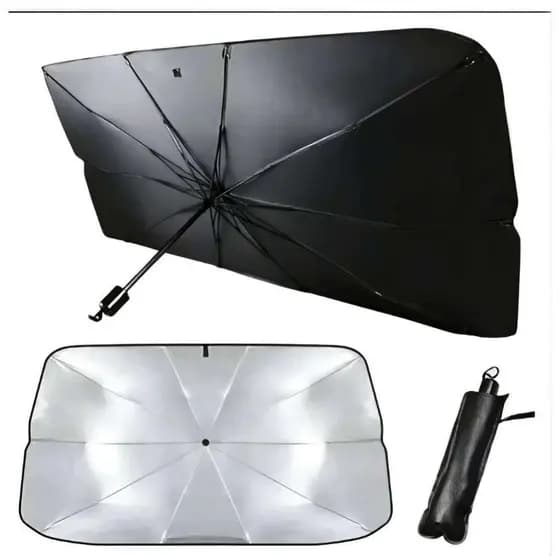 Protetor Solar Parabrisa Parasol Carro Proteção Térmica UV Sombrinha De Carro Painel Guarda Sol Guarda Chuva Ideal
