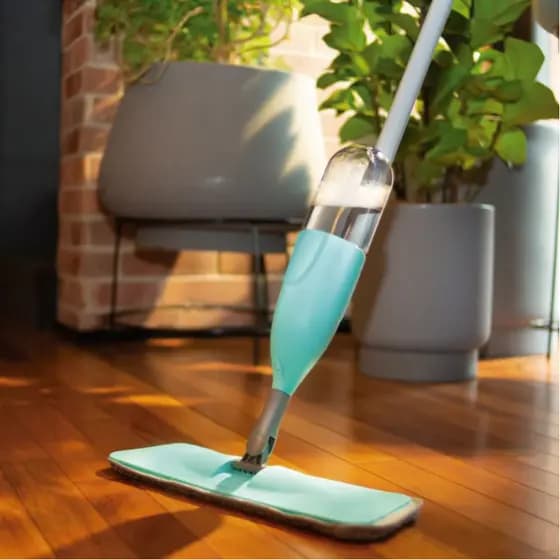 Mop Spray Magico Esfregão Rodo Com Reservatório De Limpeza + 3 Refis de Microfibra