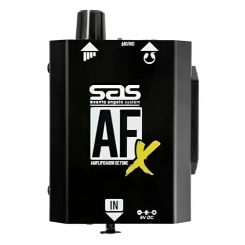 Amplificador Para Fones de Ouvido AFX XLR Monitor de Palco Preto
