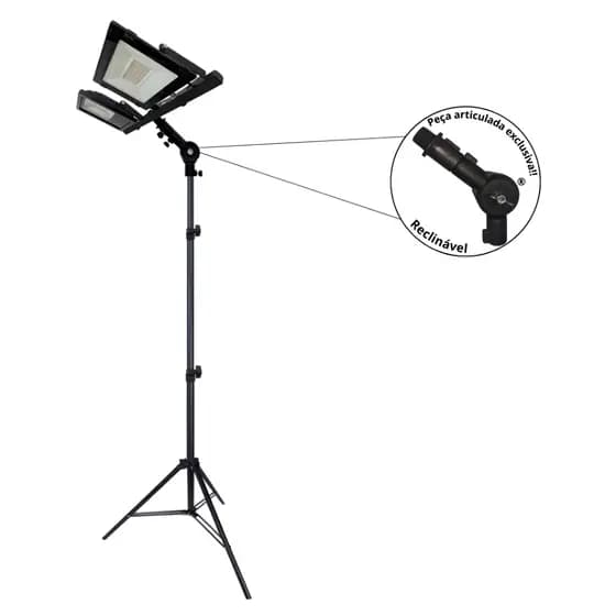 PHDR - TRIPÉ DUPLO ÂNGULO E ALTURA AJUSTÁVEL ESTÉTICA, ILUMINAÇÃO, POLIMENTO