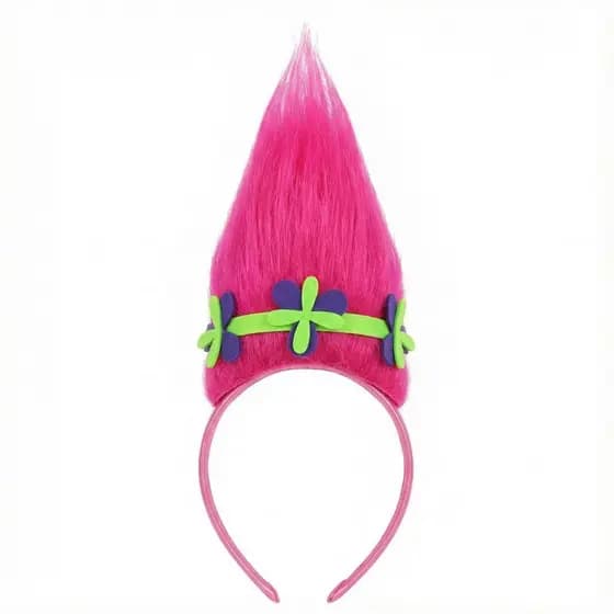 tiara troll faixa de cabelo troll fantasia cosplay acessório festa carnaval halloween