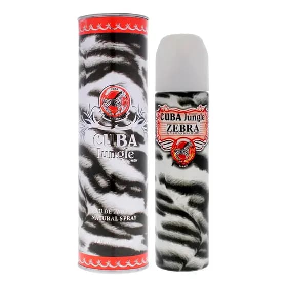 Perfume Cuba Importado Jungle Zebra Eau de Parfum Feminino 100ML Original