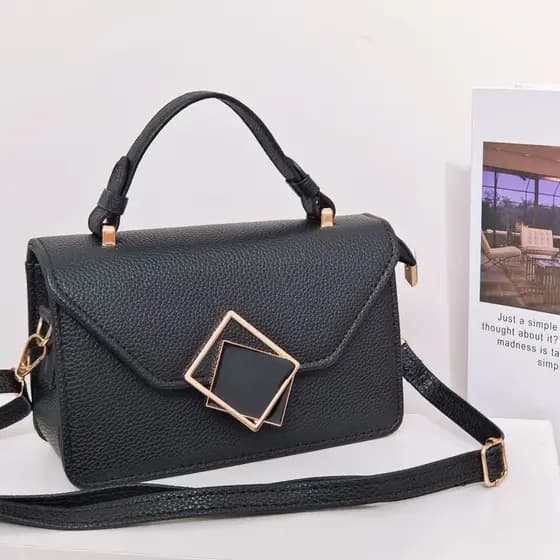Moda nova bolsa quadrada pequena bolsa de ombro com textura de alta qualidade