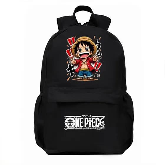 Mochila Masculina Mochila One Piece Juvenil Costas