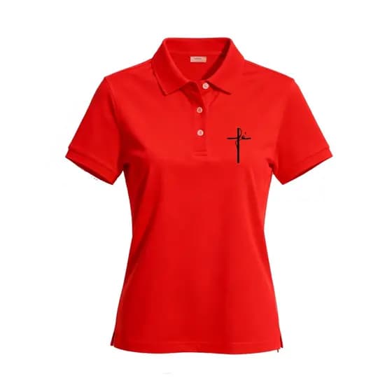Camisa Polo Feminina Fé Blusa Religiosa Camiseta Da Fé