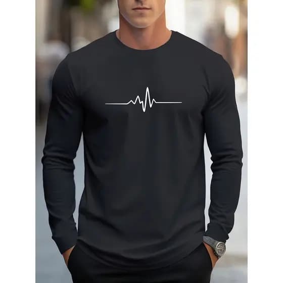 Camiseta Masculina Manga Longa Uv Secagem Rápida Camiseta Ar Livre Corrida Ciclismo Academia Natação Praia