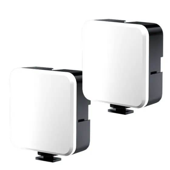 Luz de Led 5W Para Fotos e Vídeos, carregamento via USB - Iluminador para Câmera e Celular - 3 Cores (3000K-6000K)